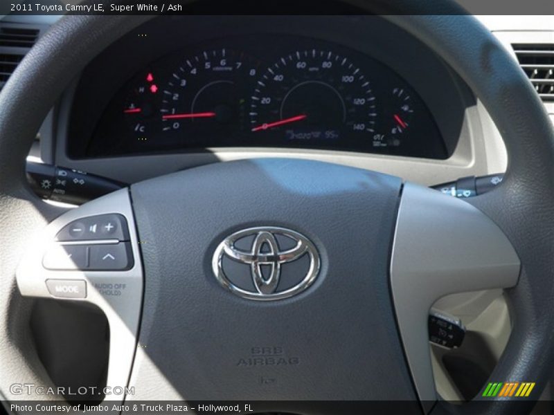 Super White / Ash 2011 Toyota Camry LE