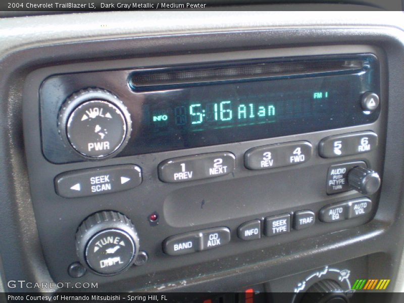 Dark Gray Metallic / Medium Pewter 2004 Chevrolet TrailBlazer LS