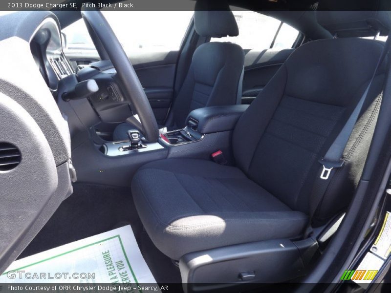 Pitch Black / Black 2013 Dodge Charger SE