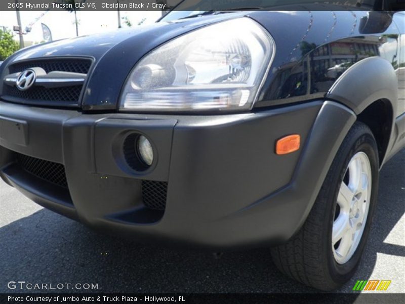 Obsidian Black / Gray 2005 Hyundai Tucson GLS V6