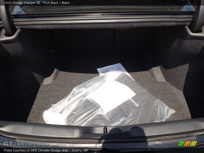 Pitch Black / Black 2013 Dodge Charger SE