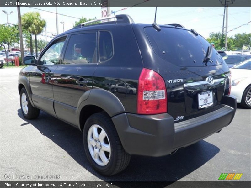 Obsidian Black / Gray 2005 Hyundai Tucson GLS V6
