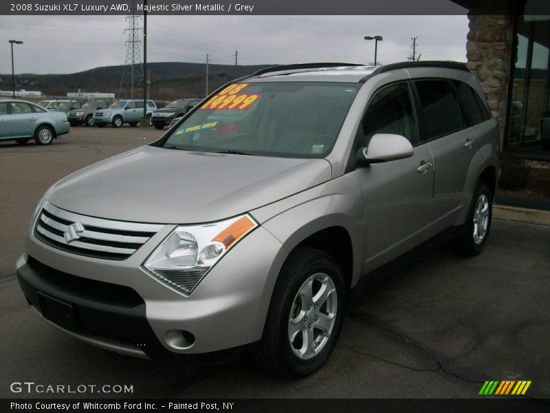 Majestic Silver Metallic / Grey 2008 Suzuki XL7 Luxury AWD