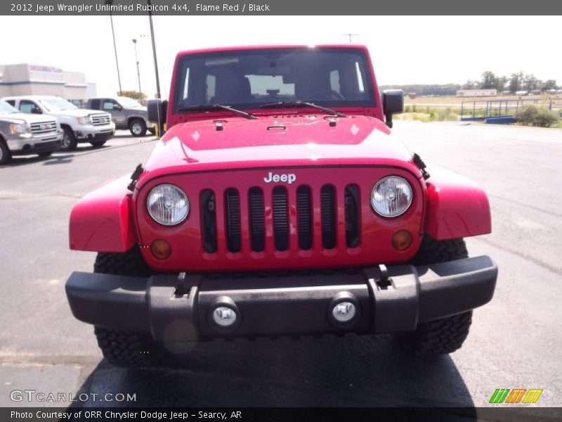 Flame Red / Black 2012 Jeep Wrangler Unlimited Rubicon 4x4