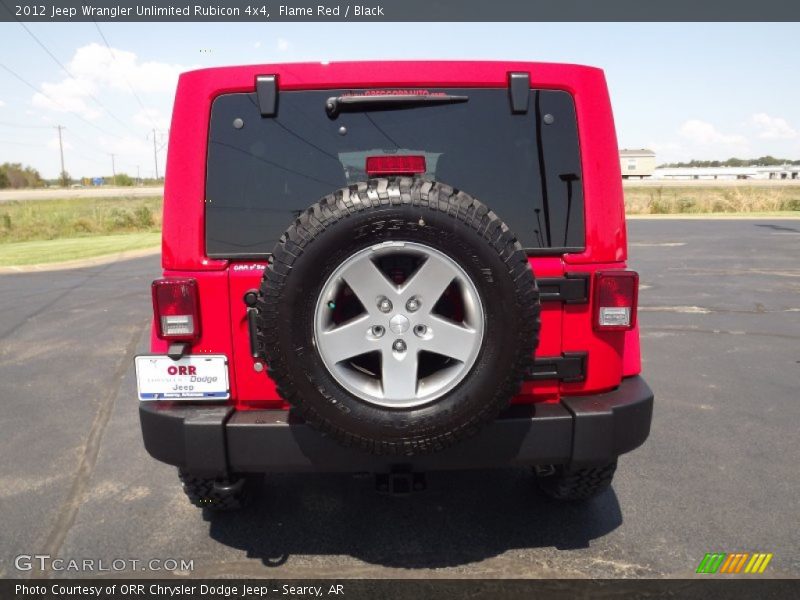 Flame Red / Black 2012 Jeep Wrangler Unlimited Rubicon 4x4