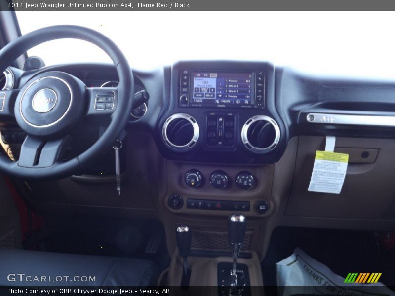Flame Red / Black 2012 Jeep Wrangler Unlimited Rubicon 4x4