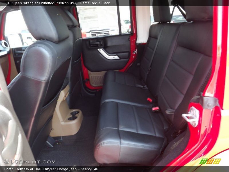 Flame Red / Black 2012 Jeep Wrangler Unlimited Rubicon 4x4