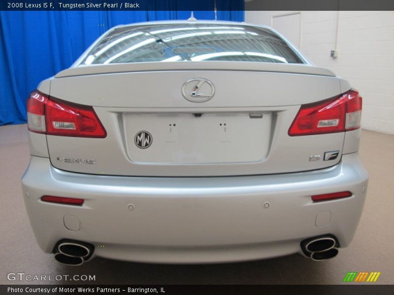 Tungsten Silver Pearl / Black 2008 Lexus IS F