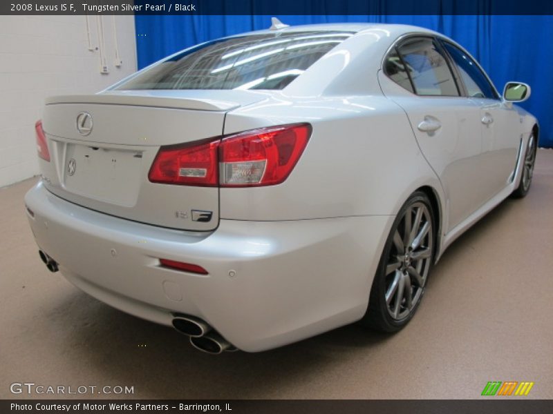 Tungsten Silver Pearl / Black 2008 Lexus IS F