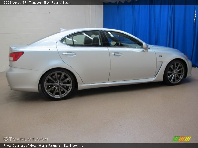 Tungsten Silver Pearl / Black 2008 Lexus IS F