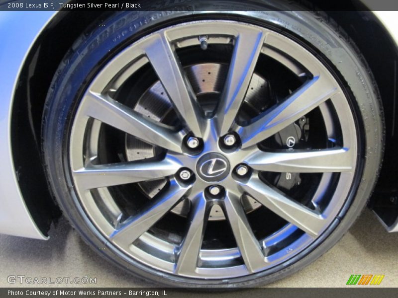 Tungsten Silver Pearl / Black 2008 Lexus IS F