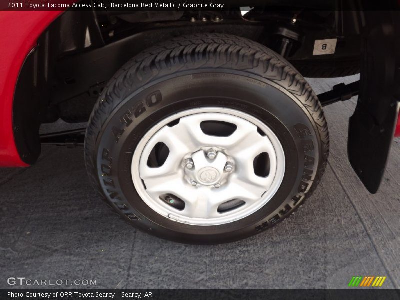 Barcelona Red Metallic / Graphite Gray 2011 Toyota Tacoma Access Cab