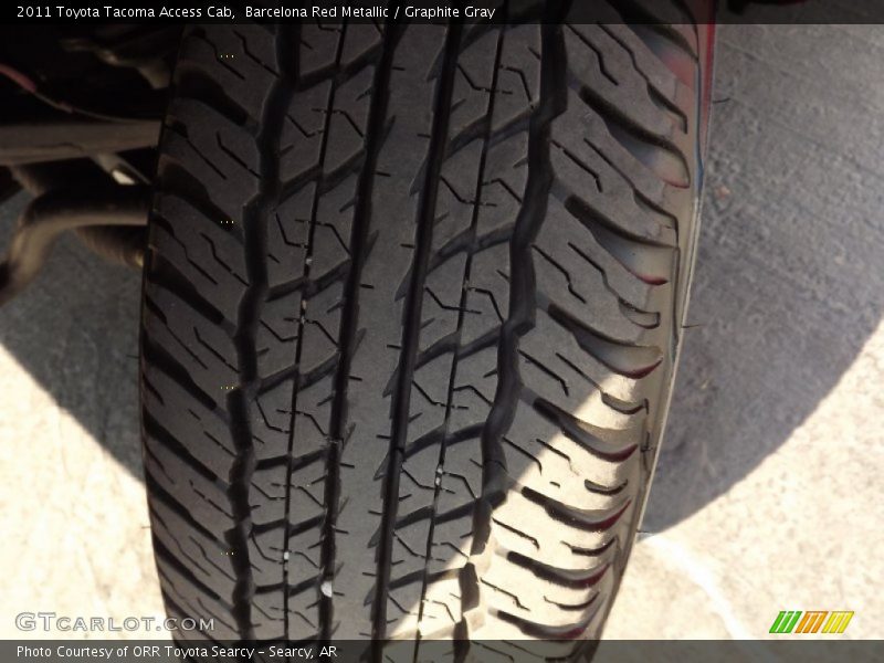 Barcelona Red Metallic / Graphite Gray 2011 Toyota Tacoma Access Cab