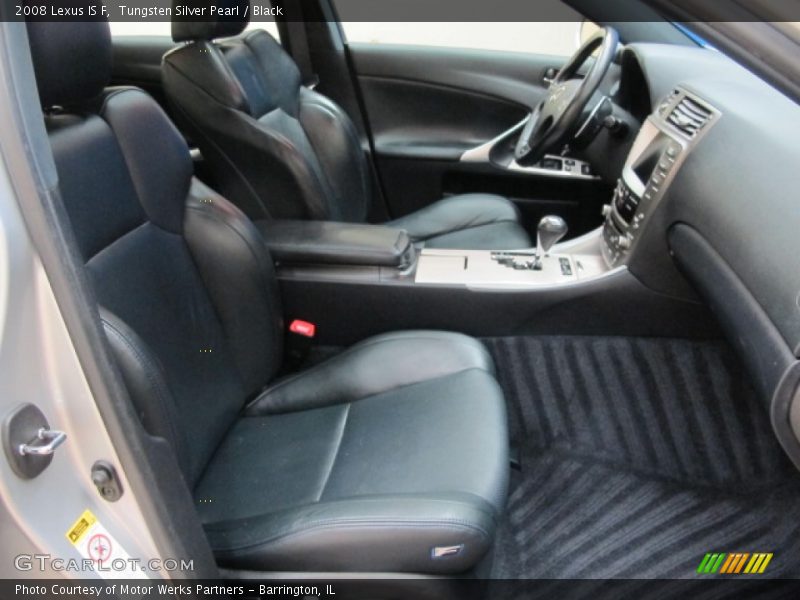 Tungsten Silver Pearl / Black 2008 Lexus IS F