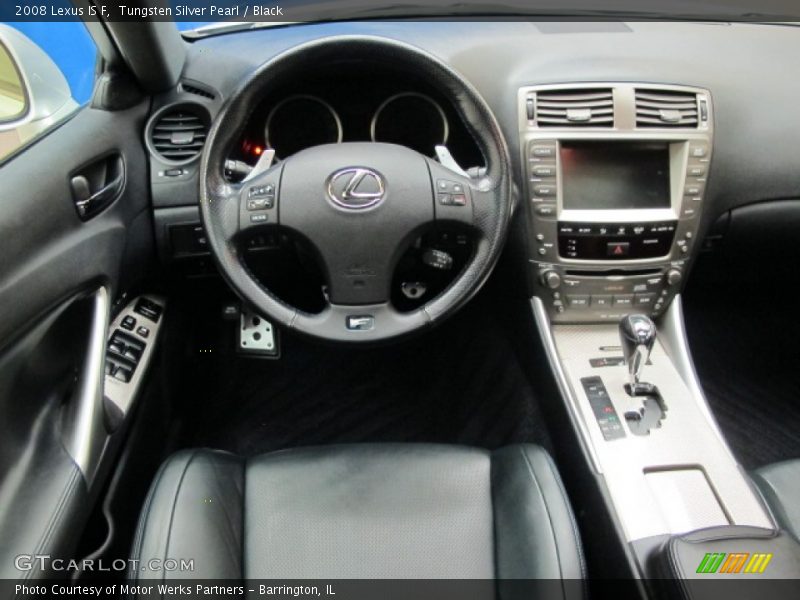 Tungsten Silver Pearl / Black 2008 Lexus IS F