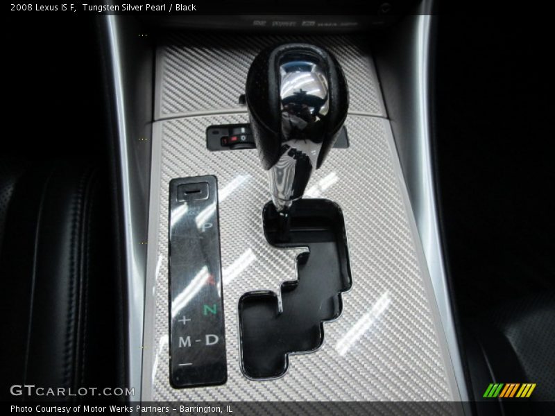 Tungsten Silver Pearl / Black 2008 Lexus IS F