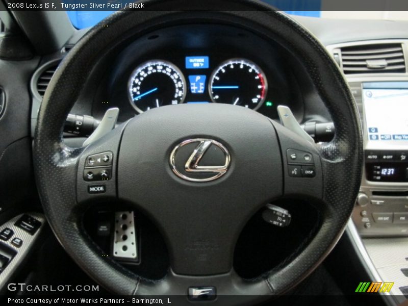 Tungsten Silver Pearl / Black 2008 Lexus IS F