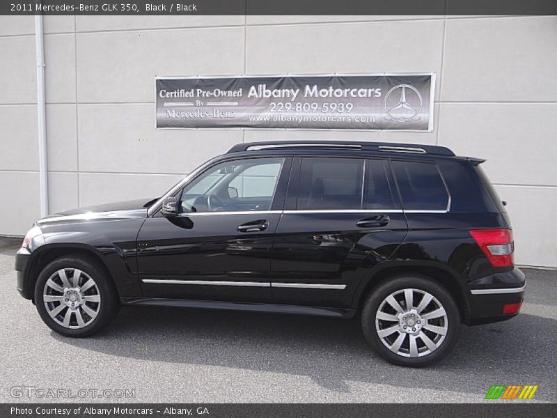 Black / Black 2011 Mercedes-Benz GLK 350
