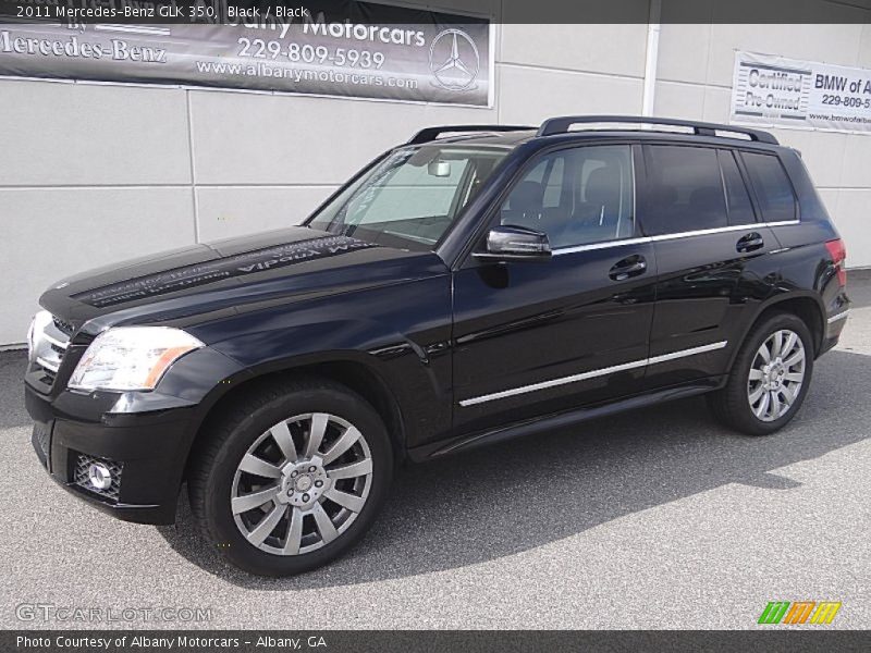 Black / Black 2011 Mercedes-Benz GLK 350