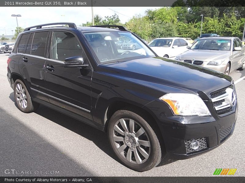 Black / Black 2011 Mercedes-Benz GLK 350