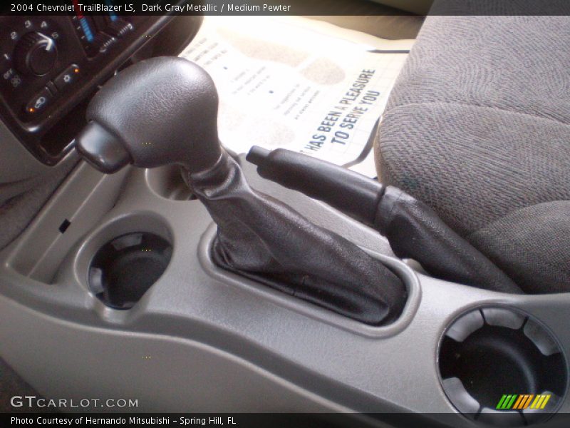 Dark Gray Metallic / Medium Pewter 2004 Chevrolet TrailBlazer LS