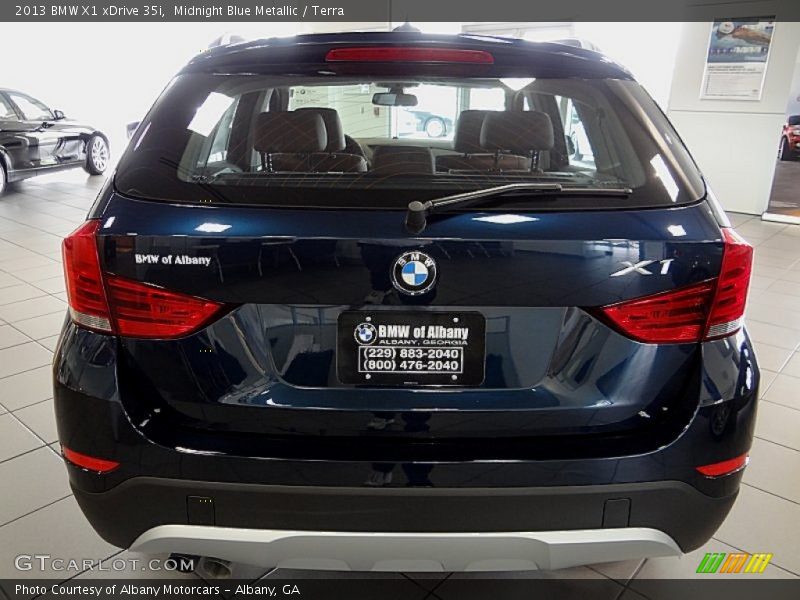 Midnight Blue Metallic / Terra 2013 BMW X1 xDrive 35i