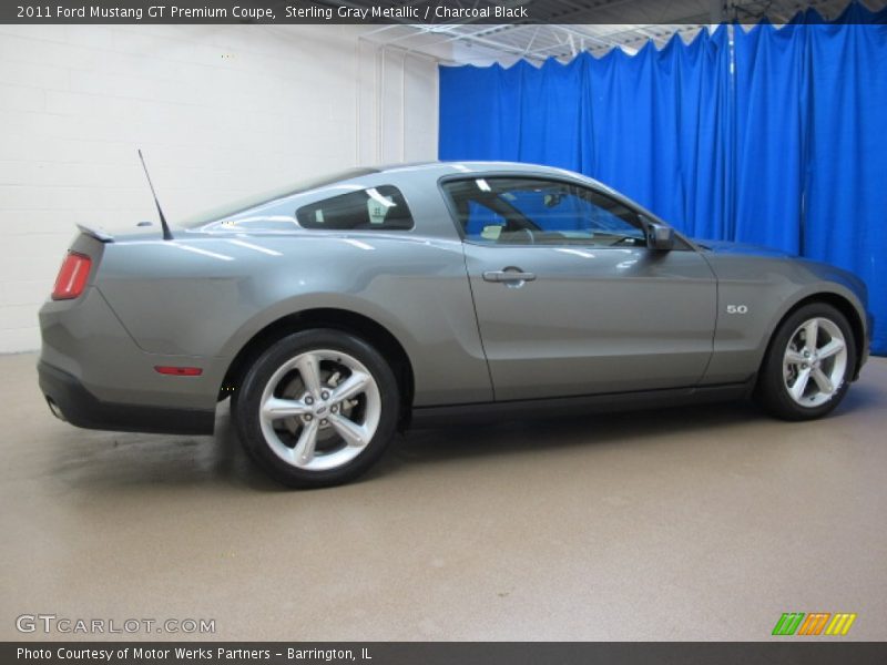 Sterling Gray Metallic / Charcoal Black 2011 Ford Mustang GT Premium Coupe