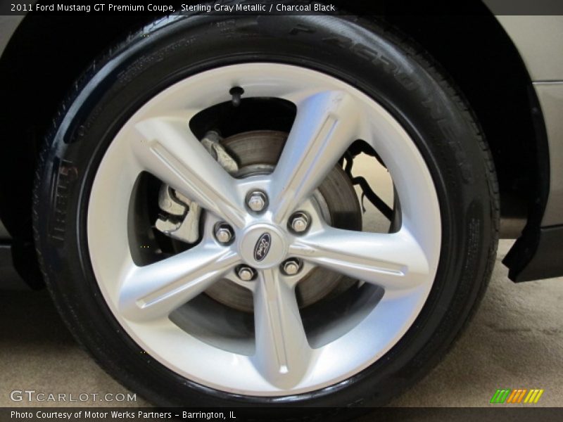 Sterling Gray Metallic / Charcoal Black 2011 Ford Mustang GT Premium Coupe