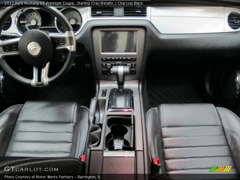 Sterling Gray Metallic / Charcoal Black 2011 Ford Mustang GT Premium Coupe