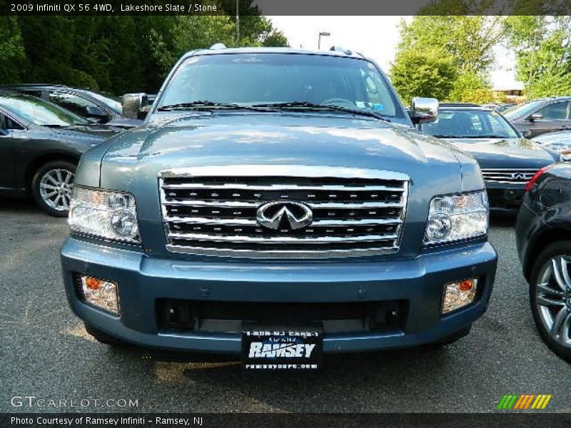Lakeshore Slate / Stone 2009 Infiniti QX 56 4WD