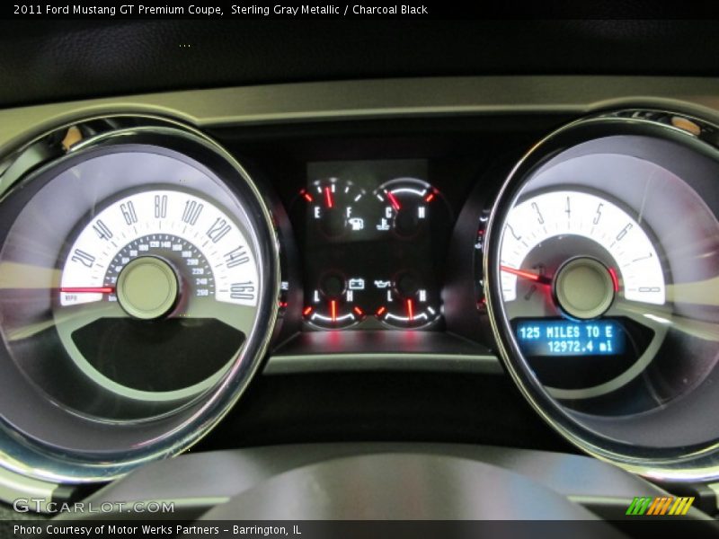 Sterling Gray Metallic / Charcoal Black 2011 Ford Mustang GT Premium Coupe