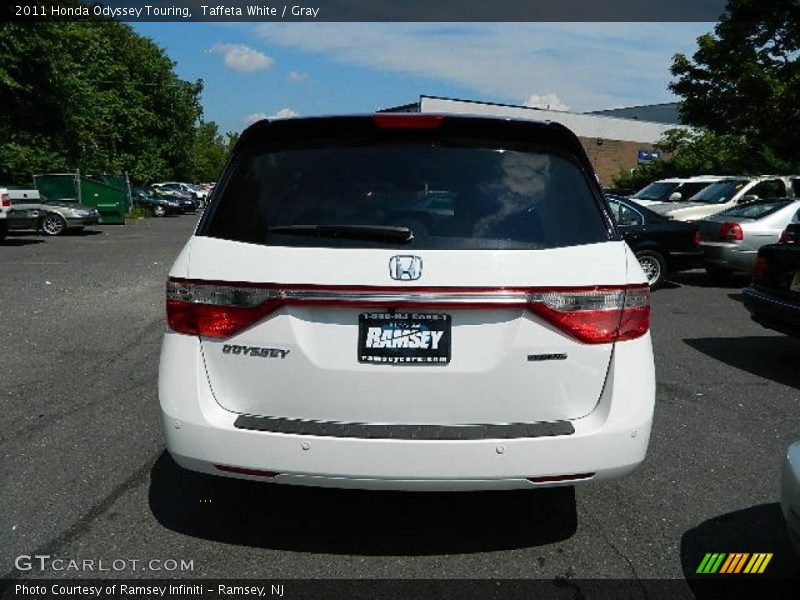 Taffeta White / Gray 2011 Honda Odyssey Touring