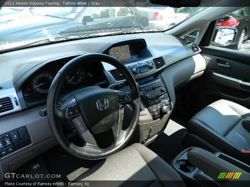 Taffeta White / Gray 2011 Honda Odyssey Touring