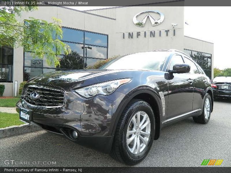 Midnight Mocha / Wheat 2011 Infiniti FX 35 AWD