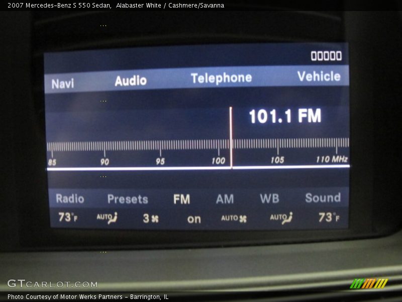 Alabaster White / Cashmere/Savanna 2007 Mercedes-Benz S 550 Sedan