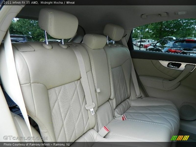 Rear Seat of 2011 FX 35 AWD