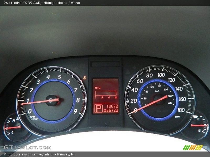  2011 FX 35 AWD 35 AWD Gauges