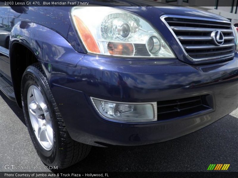 Blue Meridian Pearl / Ivory 2003 Lexus GX 470