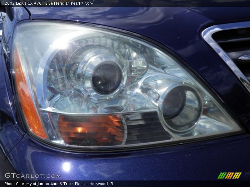 Blue Meridian Pearl / Ivory 2003 Lexus GX 470