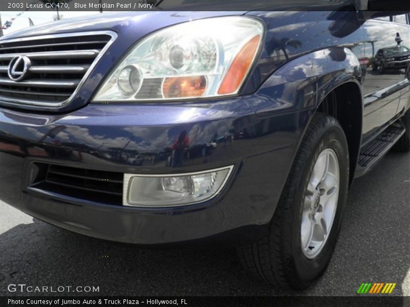 Blue Meridian Pearl / Ivory 2003 Lexus GX 470