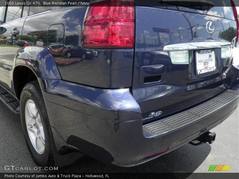 Blue Meridian Pearl / Ivory 2003 Lexus GX 470