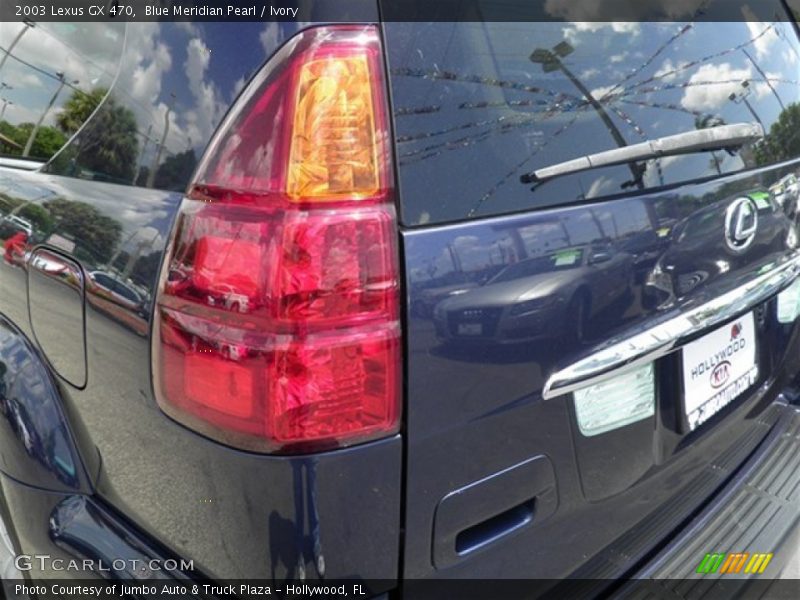 Blue Meridian Pearl / Ivory 2003 Lexus GX 470