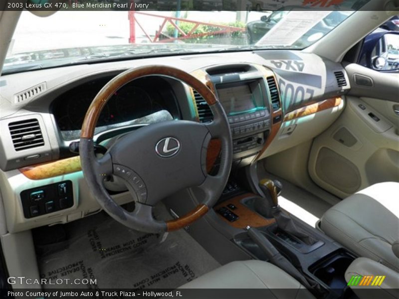 Blue Meridian Pearl / Ivory 2003 Lexus GX 470