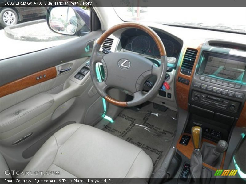 Blue Meridian Pearl / Ivory 2003 Lexus GX 470