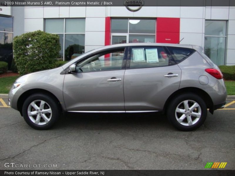 Platinum Graphite Metallic / Black 2009 Nissan Murano S AWD