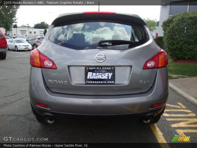 Platinum Graphite Metallic / Black 2009 Nissan Murano S AWD
