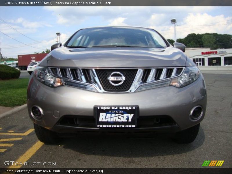 Platinum Graphite Metallic / Black 2009 Nissan Murano S AWD