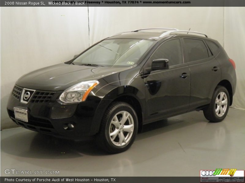 Wicked Black / Black 2008 Nissan Rogue SL