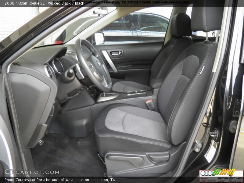 Wicked Black / Black 2008 Nissan Rogue SL
