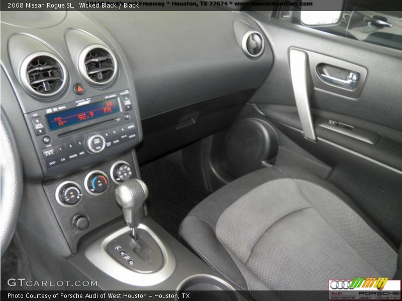 Wicked Black / Black 2008 Nissan Rogue SL